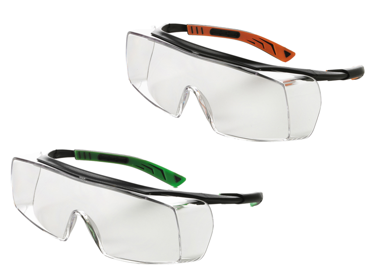 Modellbeispiel: Überbrille -5X7- für Brillenträger (Art. v.u. 36987, 36988)