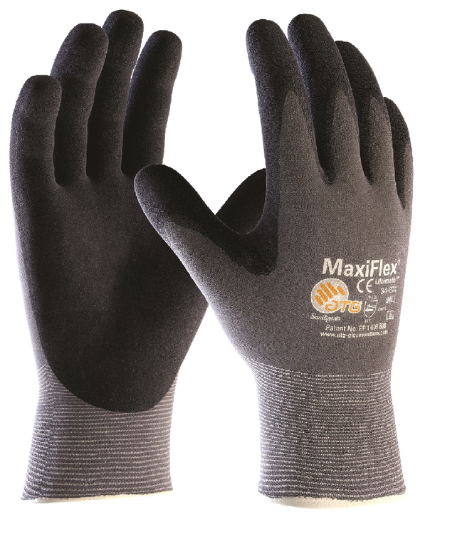 Modellbeispiel: Handschuhe -MaxiFlex© Ultimate™- für trockene Bedingungen  (Art. bn1004-8)