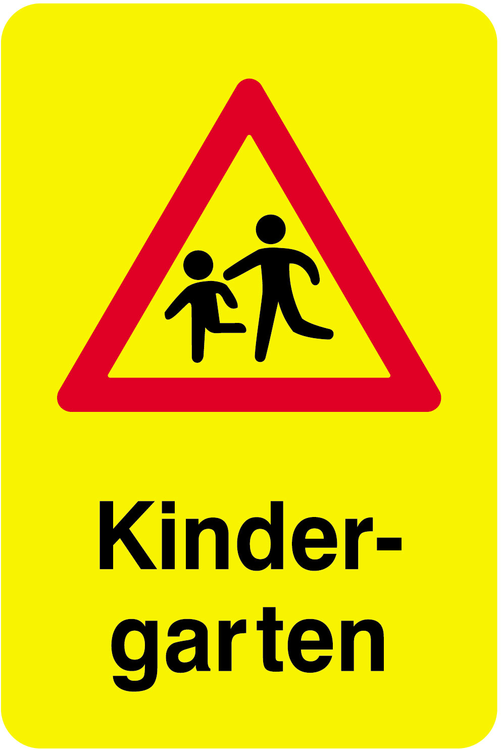 Modellbeispiel: Sonderschild, Kindergarten (Art. 15059)