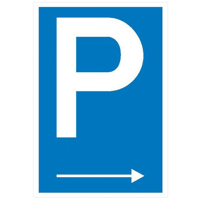 Modellbeispiel: Parkplatzschild Richtungspfeil rechts (Art. 41.5789)