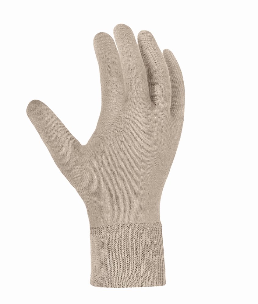 teXXor® Baumwolltrikot-Handschuhe 'SCHWER', Strickbund, 8 