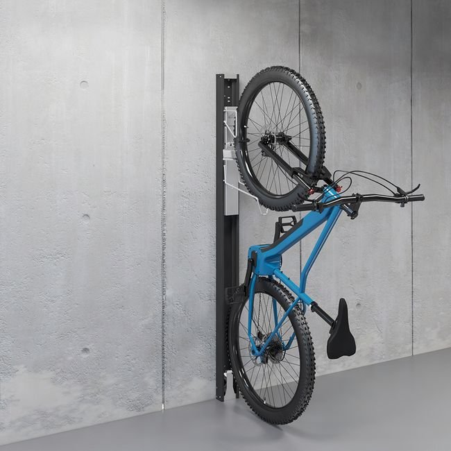 Fahrrad-Wandparker 'BikeLift' mit Liftfunktion