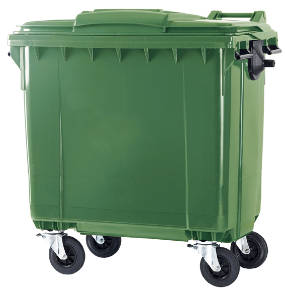Modellbeispiel: Abfallcontainer -P-Bins 101- 770 Liter, grün (Art. 18246)