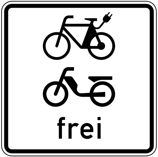 E-Bikes und Mofas frei Nr. 1022-15