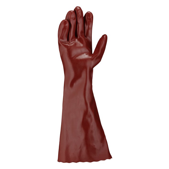 teXXor® PVC-Handschuhe 'ROTBRAUN', Handschuhlänge ca. 450 mm