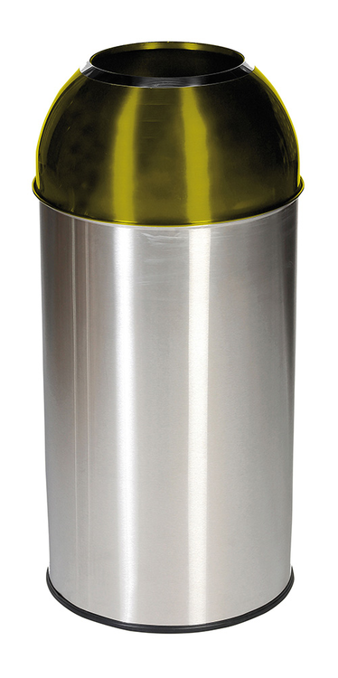 Modellbeispiel: Abfallbehälter -Pro 24-, Deckel gelb(Art. 36626)
