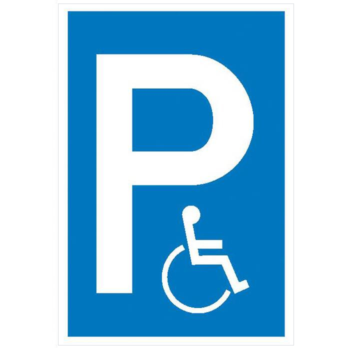 Modellbeispiel: Parkplatzschild Behindertenparkplatz (Art. 41.5137)