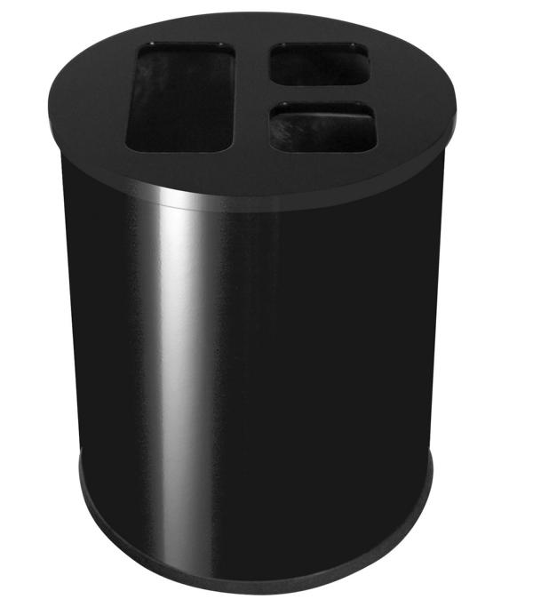 Modellbeispiel: Abfallbehälter -Pro 7- 40 Liter, schwarz (Art. 35641)