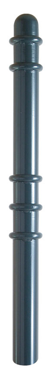 Stilpoller, Ø 76 mm, mit Halbkugelkopf/Zierringe