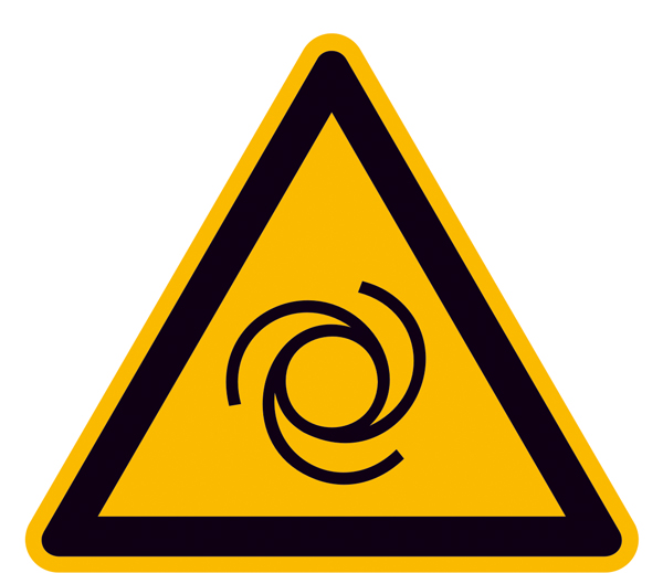 Elektrokennzeichnung/Warnschild, Warnung vor automatischem Anlauf