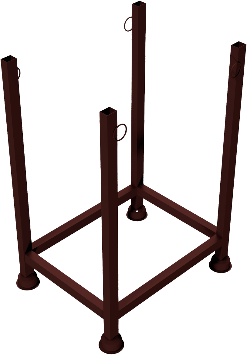 Modellbeispiel: Stapelpalette für Gerüstböcke und Schaltafeln (Art. 50141)
