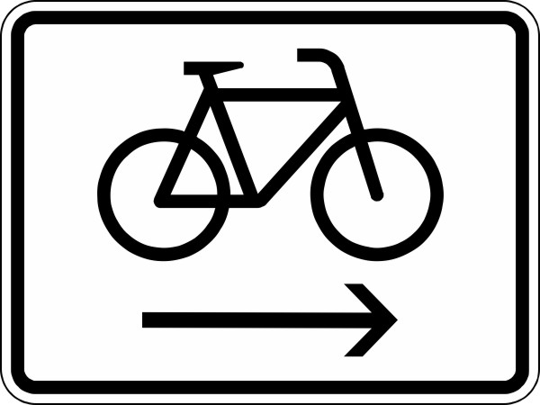 Radfahrer Radweg rechts benutzen Nr. 2202