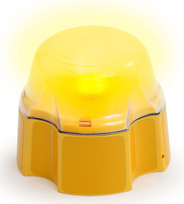 Modellbeispiel: Warnlicht für -Skipper- LED, gelb leuchtend (Art. 12926)