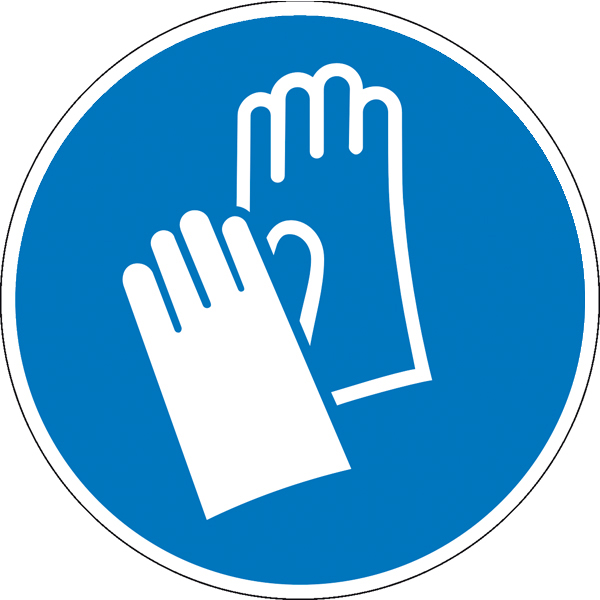 Modellbeispiel: Gebotsschild Handschutz benutzen (Art. 21.0495)
