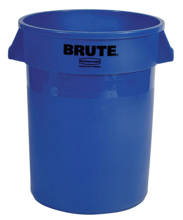Modellbeispiel: Abfallcontainer -BRUTE- Rubbermaid, 75,7 Liter, in blau, ohne Deckel (Art. 18336)