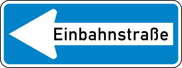 Einbahnstraße (linksweisend) Nr. 220-10