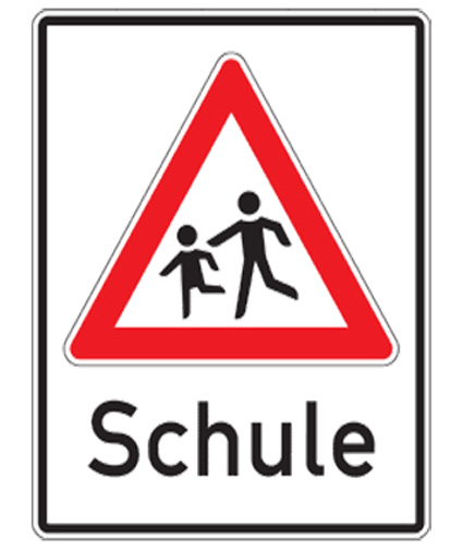Modellbeispiel: Schulwegschild, Schule (Art. ksw20121031)