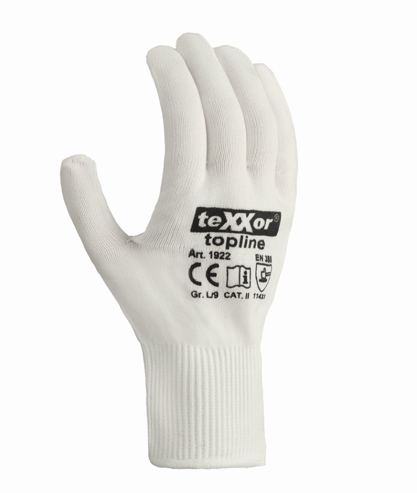 teXXor® topline Feinstrick-Handschuhe 'NYLON', 8 