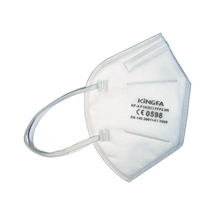 Modellbeispiel: Atemschutzmaske FFP2 -Kingfa-Filterklasse 2, Seitenansicht (Art. 40341)