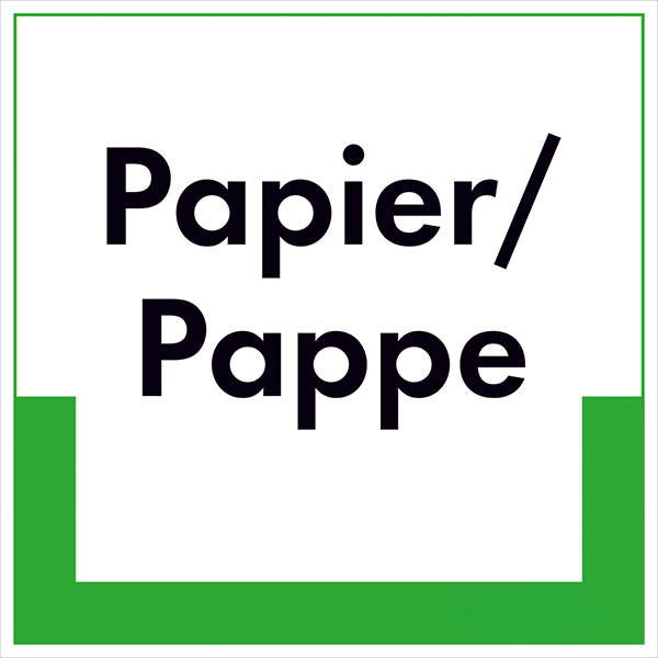 Kennzeichnungsschild Papier/Pappe