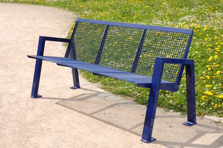 Anwendungsbeispiel: 3-Sitzer -Angle- in violettblau (Art. 20850-03)