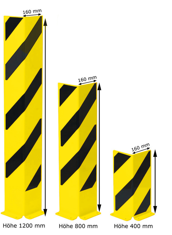 Modellbeispiele: Modellbeispiele: Anfahrschutz -Mountain- gelb/schwarz (Art. 37464, 37643, 37642)