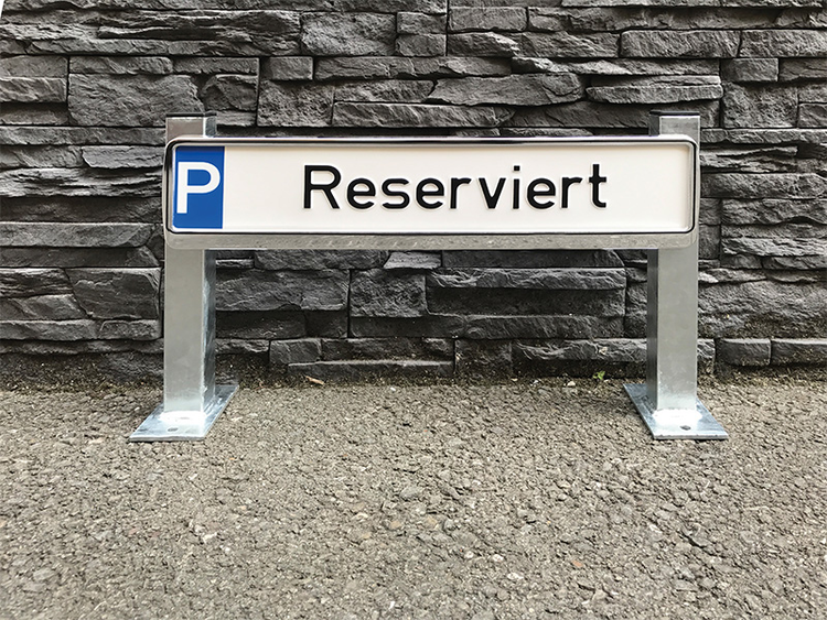 Anwendungsbeispiel: Parkplatzbeschilderung -Cuxhaven-