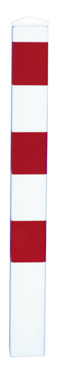 Modellbeispiel: Absperrpfosten -Bollard- 100 x 100 mm, feststehend, zum Einbetonieren, beschichtet (Art. 40100b)