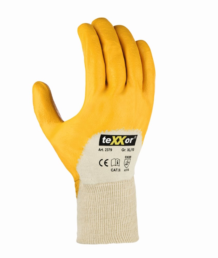 teXXor® topline Nitril-Handschuhe 'STRICKBUND', 10 