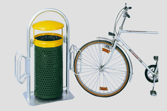 Fahrradständer für 'Cubo Stefano' aus Stahl