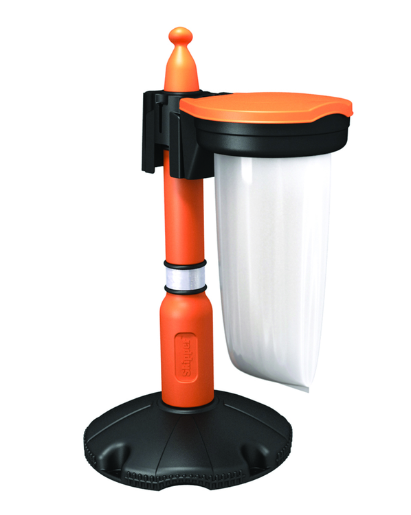 Modellbeispiel: Abfalleimer für -Skipper- orange Art. 34814