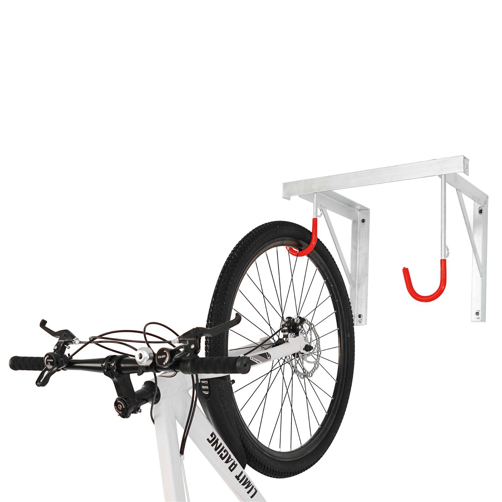 Fahrradständer CIELO, für alle Reifenbreiten, aus Stahl, mit Aufhängehaken, 2 