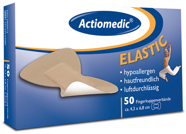 Fingerkuppenverband Actiomedic® -Elastic-, 50 Stück