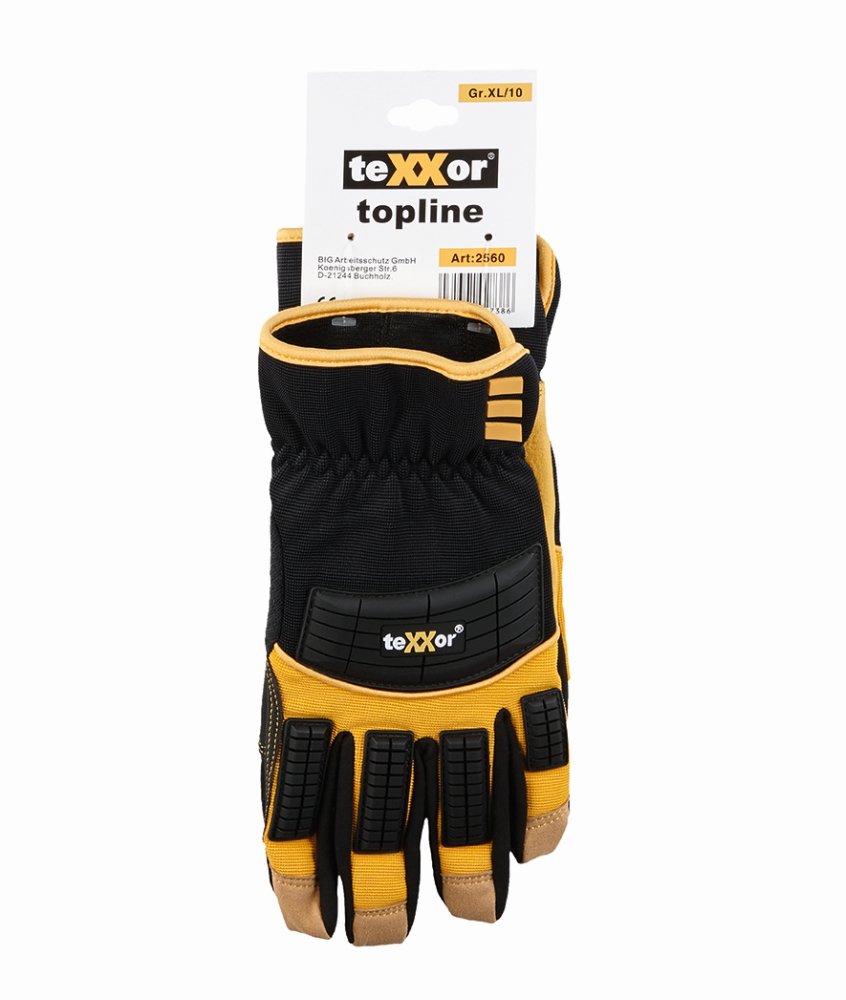 teXXor® topline Kuhleder-Handschuhe 'OCALA', SB-Verpackung, 11 
