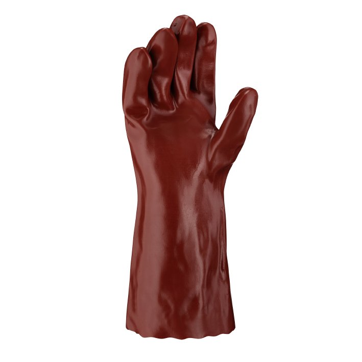 teXXor® PVC-Handschuhe 'ROTBRAUN', Handschuhlänge ca. 350 mm
