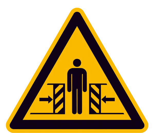 Modellbeispiel: Warnschild Warnung vor Quetschgefahr (Art. 21.0324)