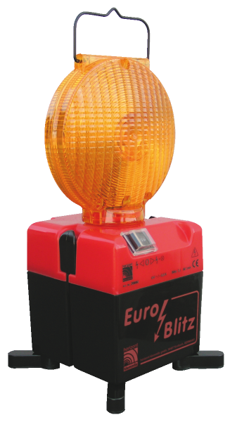Modellbeispiel: Blitzleuchte -Euro-Blitz- ein-/zweiseitig, Batterie- oder Akkubetrieb (Art. 18486)