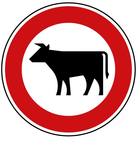 Verbot für Viehtrieb Nr. 257-53