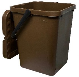Abfallbehälter 'P-BAX 2' zur Entsorgung kleiner Abfallmengen