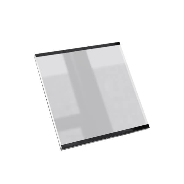 SlideFix Infotafel "Black Edition", Breite 100 mm, Höhe 150 mm