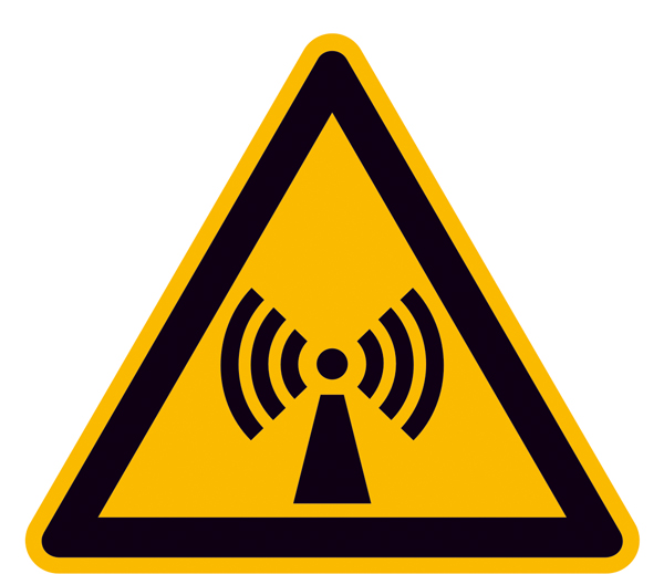 Elektrokennzeichnung/Warnschild, Warnung vor nicht ionisierender Strahlung 