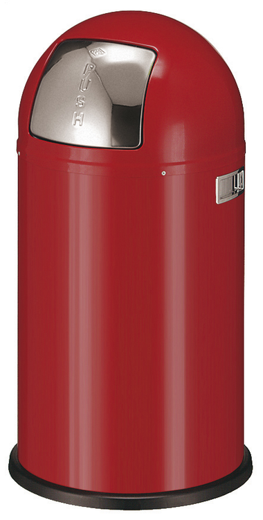 Modellbeispiele: Abfallbehälter -Wesco Pushboy-, rot (Art. 16064)