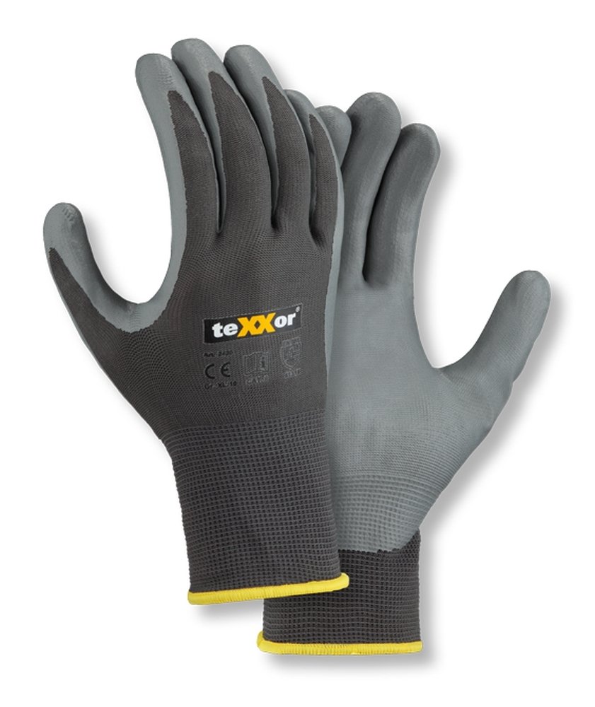 teXXor® Polyester-Handschuhe 'NITRIL BESCHICHTET', 11 