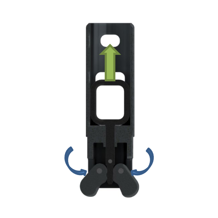 Leitkegeladapter für Signalleuchte 'NoxBlitz', auch für Absperrketten und Warnbänder geeignet