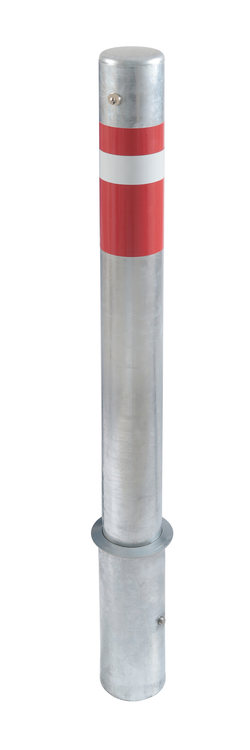 Modellbeispiel: Absperrpfosten -Steel Line Plus- Ø 102 mm, herausnehmbar, mit Sicherheitsschloss (Art. 41170)