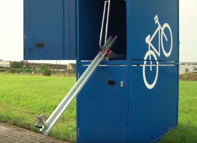 Doppelstock-Fahrradsafe 'Rateus'