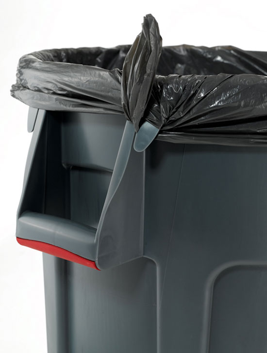 Detailansicht: 2 Abfallsack-Klemmvorrichtungen für mühelose Befestigung der Müllsäcke (Art. 12561-01)