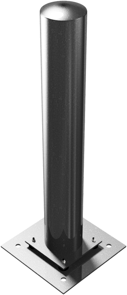 Stahlrohrpoller/Rammschutzpoller 'Bollard' Ø 152 mm, elastisch