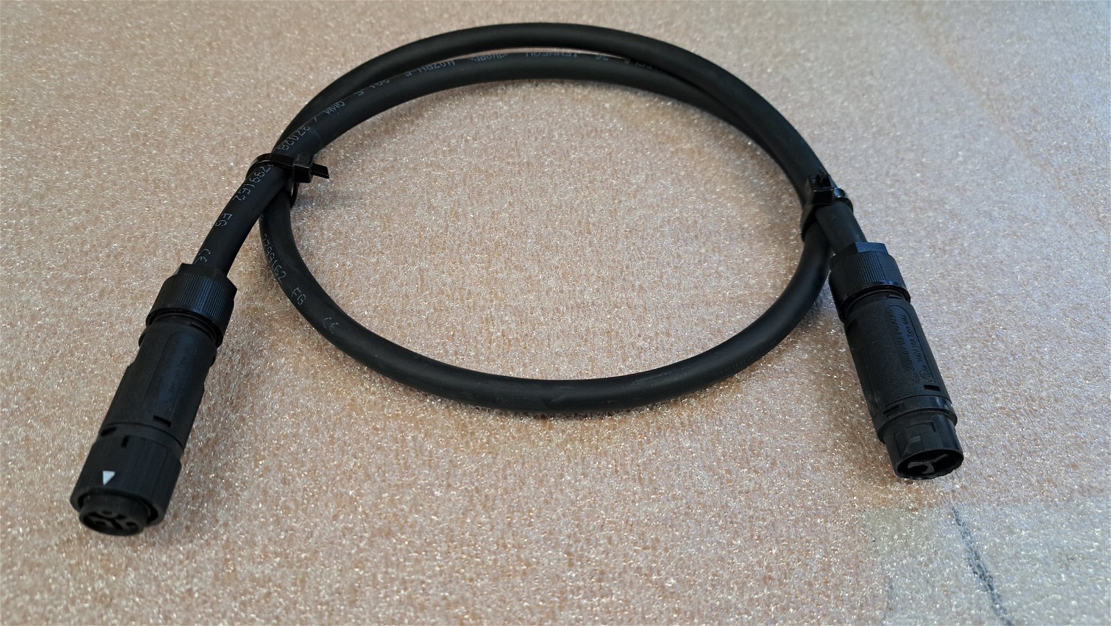 Detailansicht: Extra Kabel 1,5 mm²  für Anlehnbügel 'Sheffield Charge' (Art. 60026.0001)