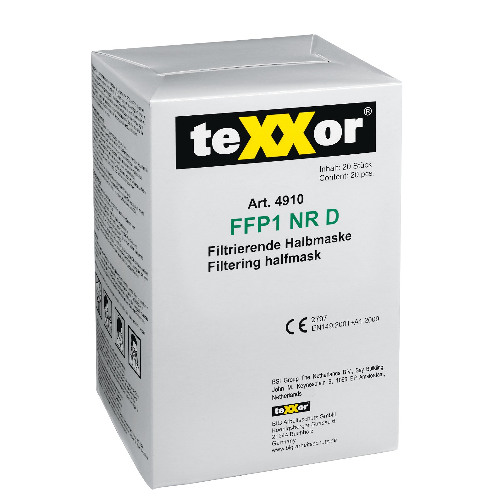 teXXor® 'Feinstaubmaske FFP1 NR D'
